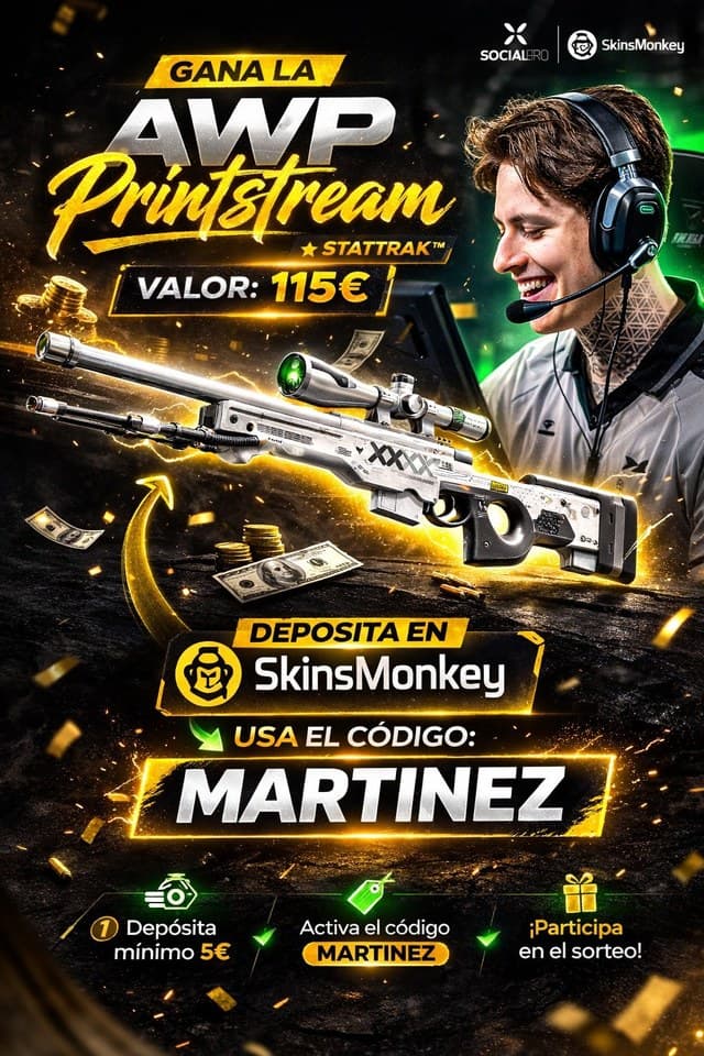 Sorteo AWP Printstream — Código MARTINEZ
