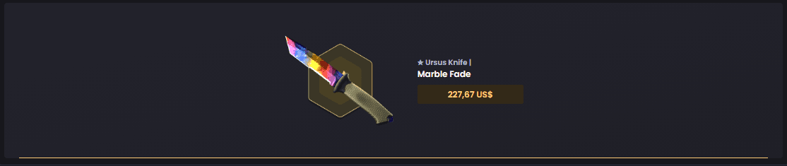 ★ Ursus Knife | Marble Fade