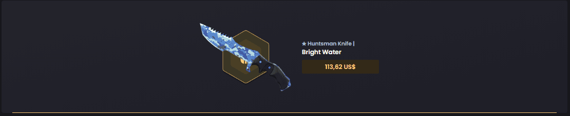 ★ Huntsman Knife | Bright Water